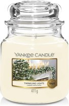 Yankee Candle Medium Jar Geurkaars - Twinkling Lights