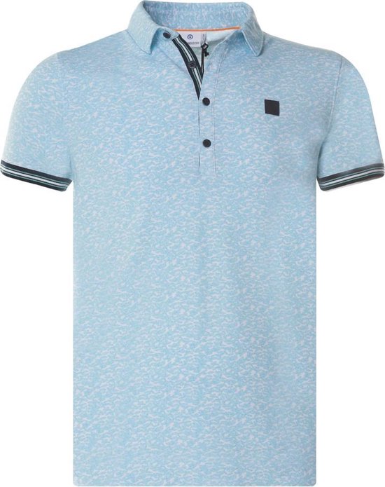 62138-30 681 Desoto Luxery heren polo slim fit olijfgroen olive luxury