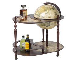 Brulo Wereldbol Globe Globebar Tasman SKY 40 cm