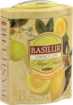 Basilur Tea Lemon & Lime 100g Metal