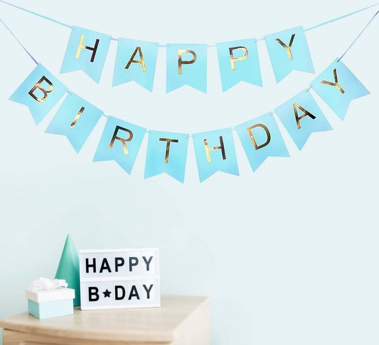 Happy Birthday Slinger - Letterslinger - Verjaardag Versiering - Happy  Birthday -... | bol.com