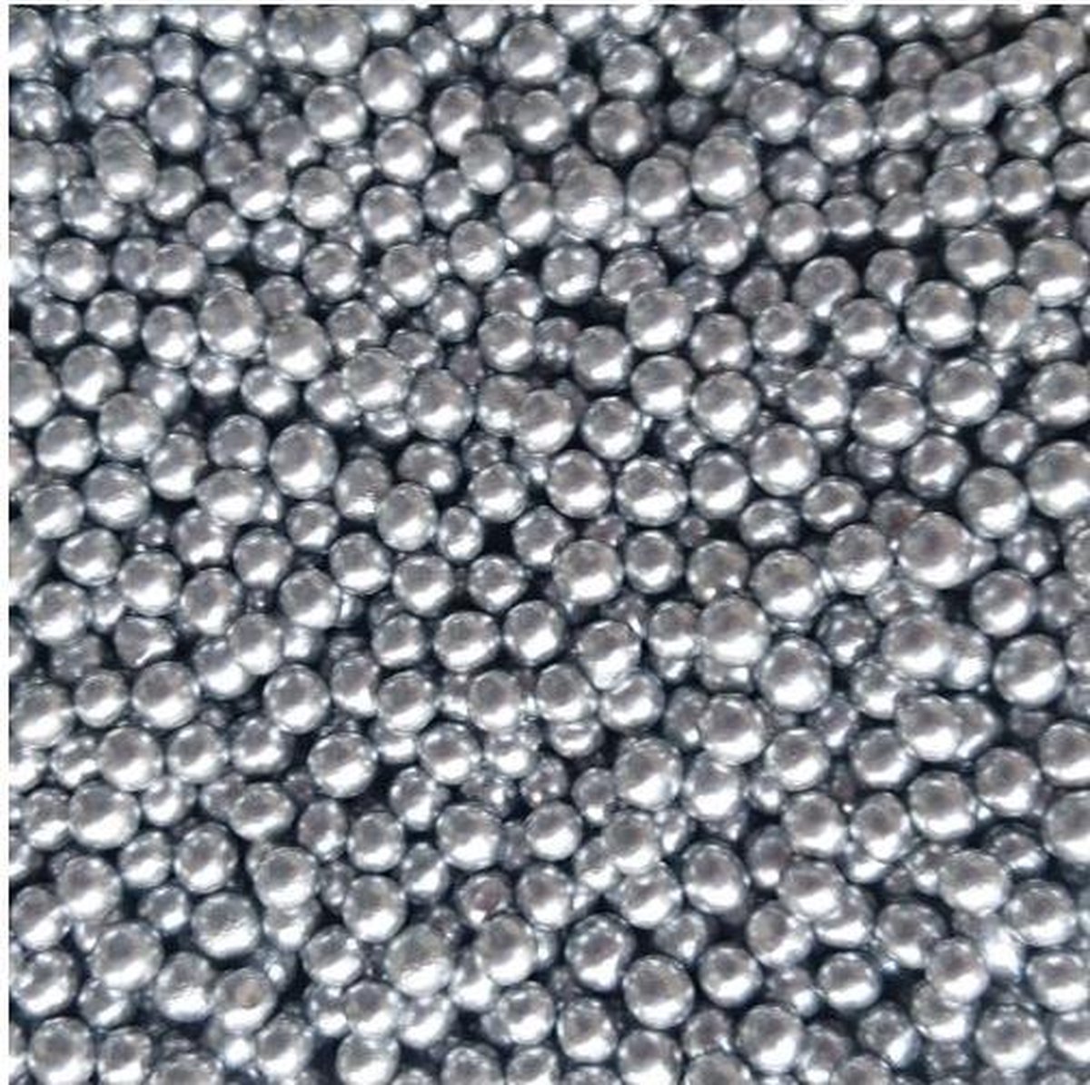 perles de sucre 5mm argent décoration pâtisserie et gâteau Vanparijs