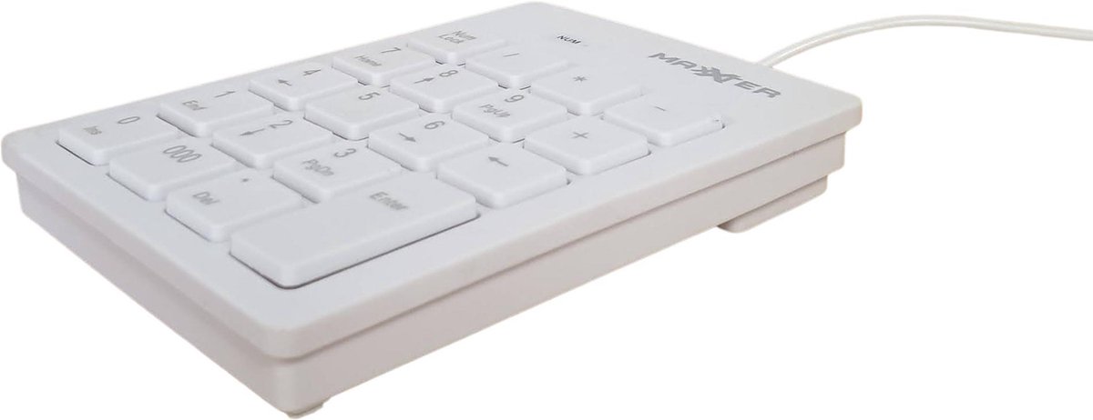 Draadloos numeriek toetsenbord, 2.4G draadloos numeriek toetsenblok Ergonomische draagbare mini USB financiële boekhouding Numeriek toetsenbord met voor nano-ontvanger voor laptop, computer(Zwart