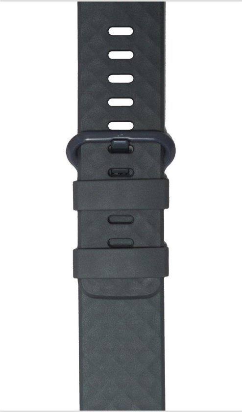 Diamand - Grijs Fitbit bandje Charge 3 of 4 Large