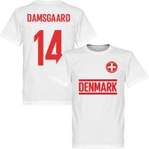 Denemarken Damsgaard 14 Team T-Shirt - Wit - S