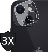 Camera Screenprotector geschikt voor iPhone 13 Mini - 3x Glas Screen Protector