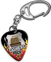 Plectrum sleutelhanger Cashiers Rock!