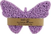 SoapLift, zeepbakje voor langer plezier van je zeep! - vlinder - paars
