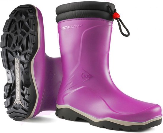 Dunlop - K374061 Blizzard Gevoerde Meisjeslaars - Snowboots - Regenlaarzen  - PVC - | bol.com