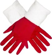 handschoenen Kerst dames rood one size