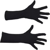 pietenhandschoenen Luxe 40 cm polyamide zwart maat XL