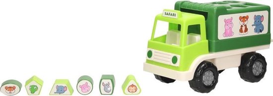 Afbeelding van het spel safari vormen vrachwagen groen Merk: Polesie
