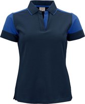 Printer Prime Polo Lady  Marine/Kobalt - Maat XS