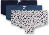 Sanetta hipster meisjes Blue Flowers 3P maat 164