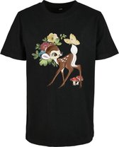 Disney Bambi Kinder Tshirt -Kids 122- Bambi Pose Zwart