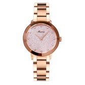 Longbo - Meibin - Dames Horloge - Rosé/Rosé - 36mm