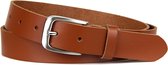 Fana Belts Ceinture en cuir Cognac - Riem homme/femme - Taille de Riem 85 cm - Ceinture habillée - Riem décontractée