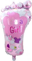 folieballon ''It's A Girl'' 46 x 70 cm roze