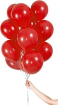 ballonnen 23 cm latex rood 30 stuks