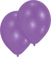 ballonnen 27,5 cm metallic violet 10 stuks