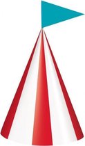 feesthoedjes circus 15 cm 8 stuks