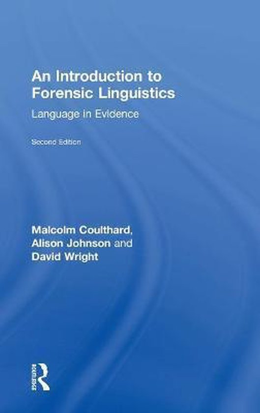 An Introduction to Forensic Linguistics - cover