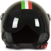 ARMOR AV-85, Italië Zwart, motorhelm, scooterhelm, S,hoofdomtrek 55-56cm