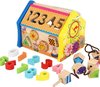 Afbeelding van het spelletje ZaCia Activiteiten Huis - Educatief Speelgoed - Houten Blokjes - Hamerspel - Kubus Baby - Vormenstoof - Motoriek - Ontwikkeling Peuter