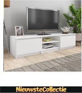 WEEK DEAL !!! Tv meubel - Spaanplaat - Wit - Kast - Designer - Staand Meubel - Luxurieus - TV - Woonkamer - Slaapkamer - Nieuwste Collectie