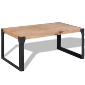 Salontafel massief acaciahout 100x60x45 cm