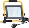 Aigostar 13VRS LED Werklamp -Bouwlamp - IP44 Stootvast - 50W 4500lm - 6500K Daglicht wit - incl. 180cm Aansluitstekker