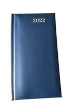 ZAKAGENDA BLAUW HARDE KAFT 8.50 X 16 CM