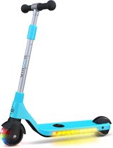 Gyroor Pro - Elektrische Step - Voor kinderen - Nieuw Kick Scooter 2021 model - 6 tot 12 jaar - Actieradius 12 km - Maximale snelheid 10 km - Kleuren Verlichting - Inklapbaar - Blauw