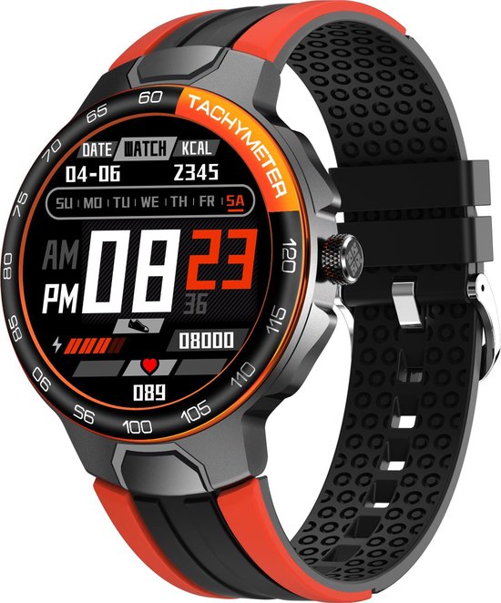 AA LIFESTYLE® SPORTS Smartwatch E3 Zwart