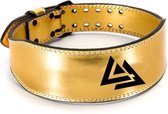 ANGRY ANGELS LIFESTYLE® Lifting Belt Goud - Riem - Fitness - Crossfit - Powerlifting - Maat L