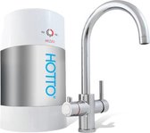 HOTTO Kokend water kraan | Soloset 5 liter Inhoud Met Arco kraan Chroom, complete set, inclusief installatie materiaal