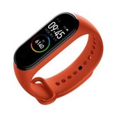 Originele Xiaomi kleurrijke vervangende polsbandjes armband voor Xiaomi Mi Band 4, host niet inbegrepen (oranje)