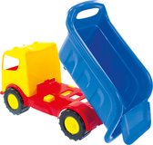 Mochtoys Kiepwagen Junior 59 X 23 X 33,5 Cm Geel/blauw/rood