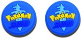 FSW-Products - Thumb grips - 1 Paar = 2 Stuks - Nintendo Switch & Lite - Joystick/Controller Grips - Joy-Con Thumbsticks - Thumbgrips - Switch Grips - Pokémon Sword - Blauw