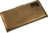 Made-NL vier pasjes  (Samsung Galaxy S20) book case zwart brons glad leer robuuste schijfmagneet