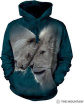 Hoodie White Lions Love XL