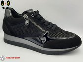 Helioform dames sneaker, H224 zwart, Maat 39