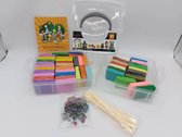Polymeer Klei Starter Kit 46 kleuren - Boetseerklei -  Polymer clay - Afbak klei