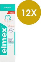 Elmex - Tandpasta - Sensitive - 12 x 75ML - Voordeelverpakking