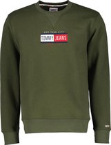 Tommy Jeans Sweater - Slim Fit - Groen - XL