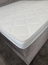 Split Topdekmatras - Splittopper 180x200 - 12 cm dik - Tencel hoes - HR55 Koudschuim