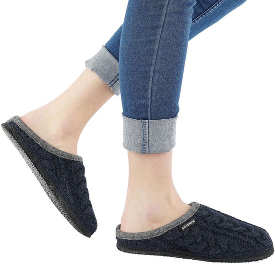Giesswein Instappers - Maat 46 - Unisex - Donker blauw | bol.com