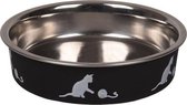 Flamingo Eetpot Kat Kena Zwart 11,5Cm - 160Ml