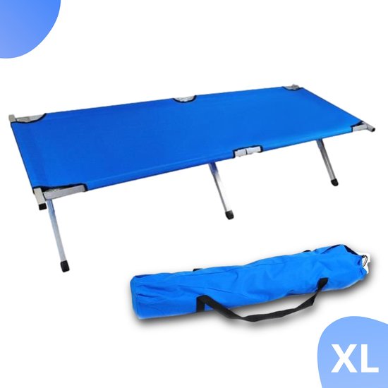 Veldbed 1 Persoon - Stretcher - Kampeerbed - Vouwbed - Campingbed  Volwassenen -... | bol.com