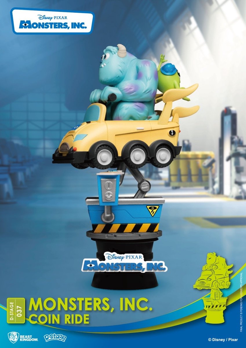 Beast kingdom Disney Monsters Inc. Sulley and Mike Coin Ride